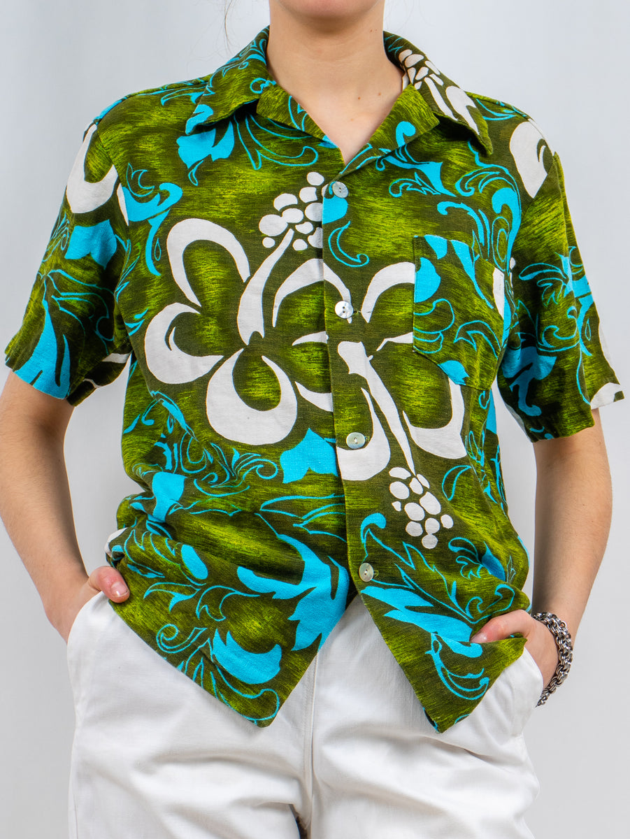 トップス 60s Penneys Aloha shirt Vintage Penney's Aloha Shirt SZ XL As-is - Etsy