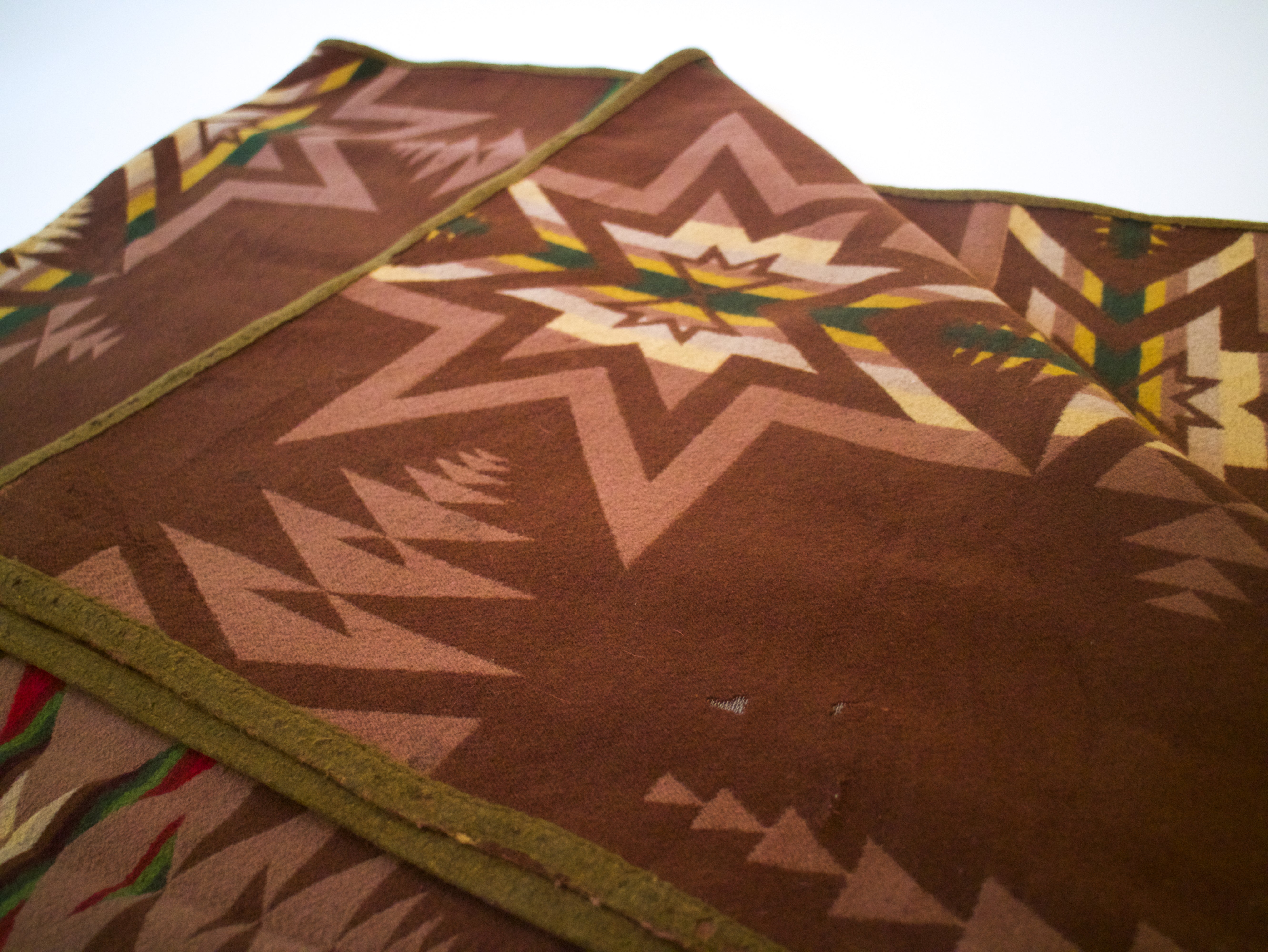 Pendleton Woolen Mills Vintage Antique 1920s Native Wool Trade