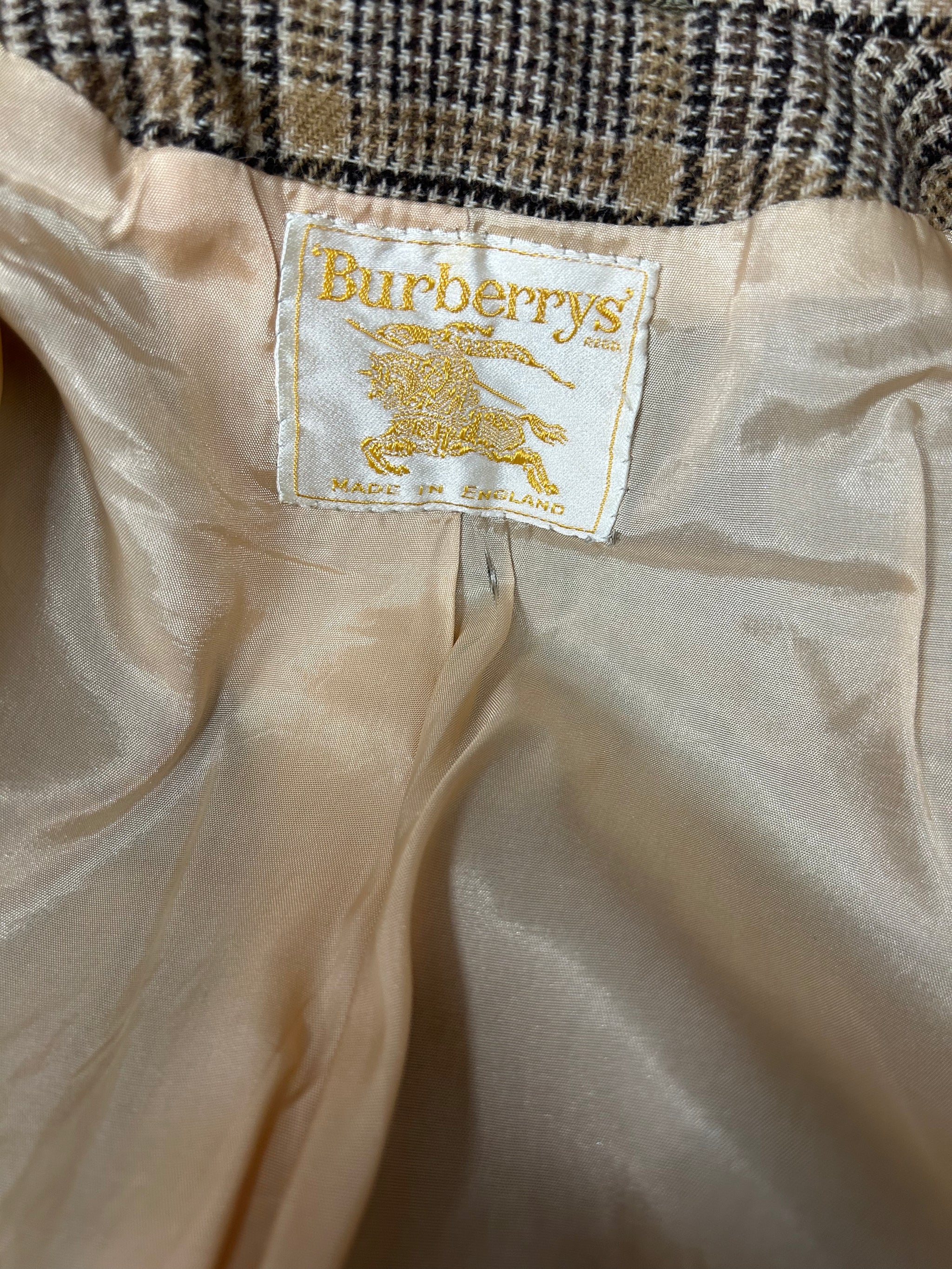 1940s Brown and Black Burberrys Harris Tweed Blazer – Erin Templeton