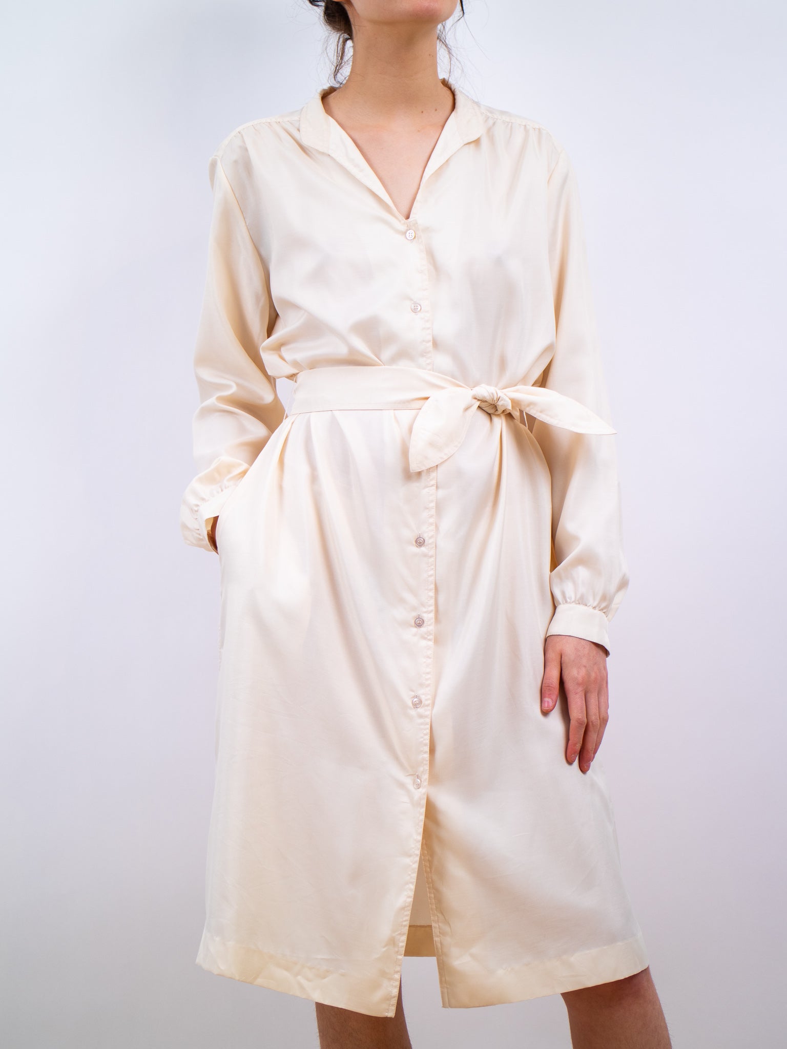 1980s shirt dress 1980s Liz Claiborne Striped Shirt-Dress sz L/XL Kula Industries