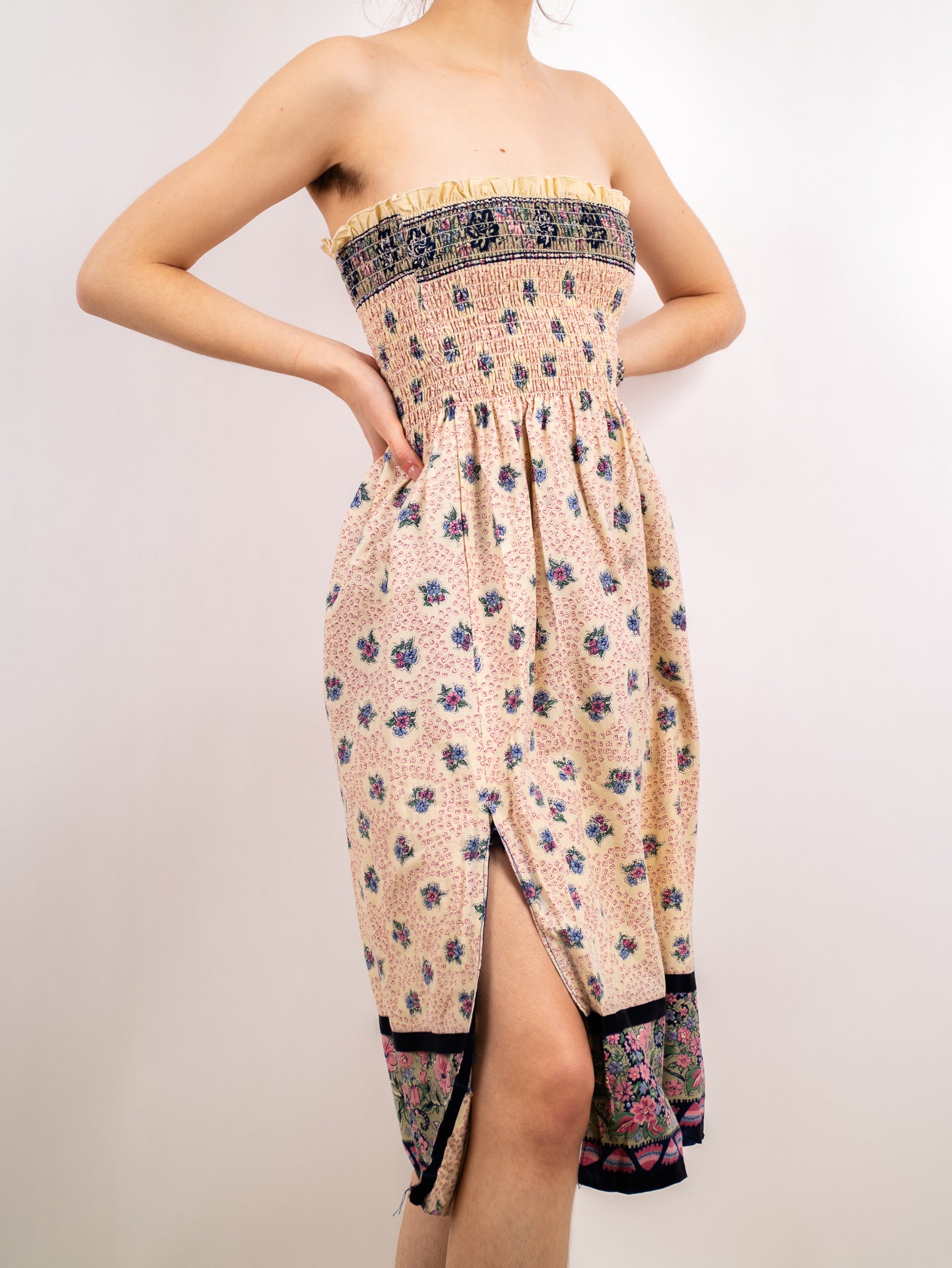 1970's strapless handkerchief dress – Erin Templeton